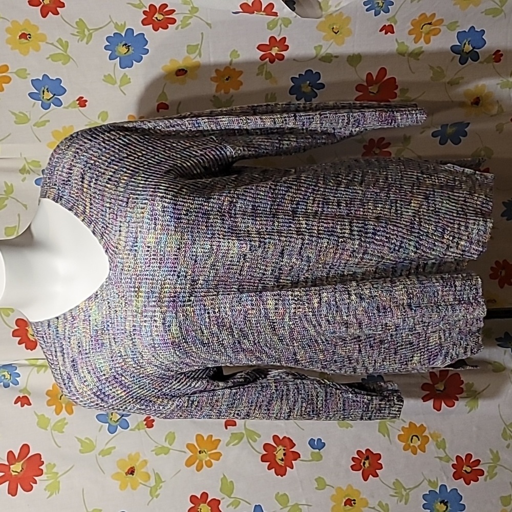 Torrid 3 pastel rainbow heathered pullover sweater